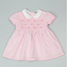D32744: Baby Girls Smocked, Lined Dress  (1-2 Years)